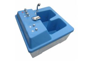 Оснащение жемчужной решёткой ванны Истра-Н